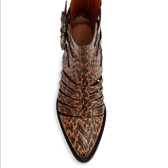 Coach Phoebe CutOut Bootie in Snakeskin - Picture 2 of 14